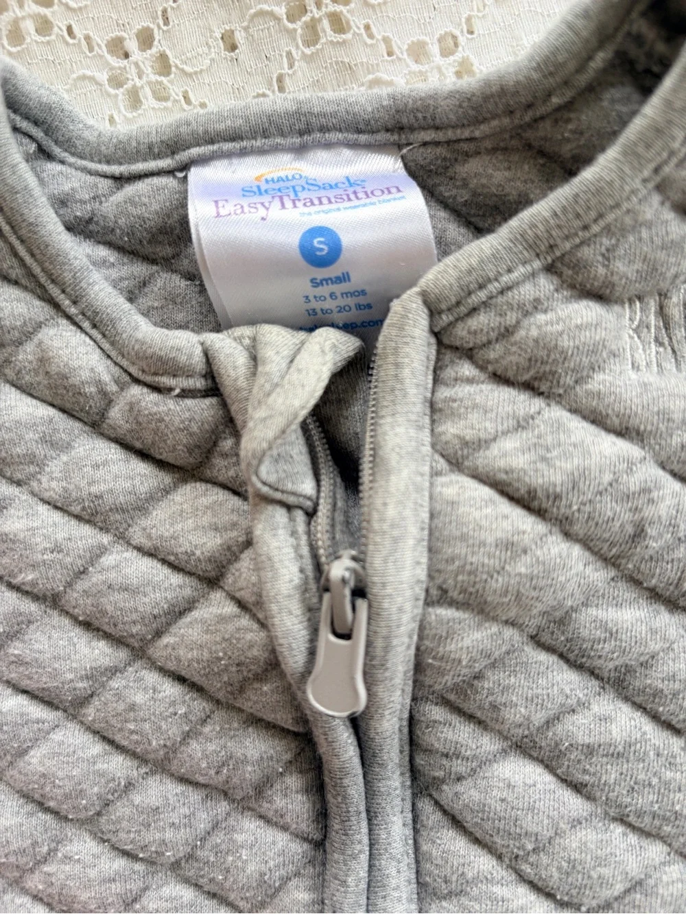 2 HALO Easy Transition Sleep Sack SMALL MEDUIM Quilted Zippered baby 3 6 9 month